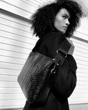 ADJUSTABLE  2" CROSSBODY STRAP in White Napa leather strap Kendall Conrad   