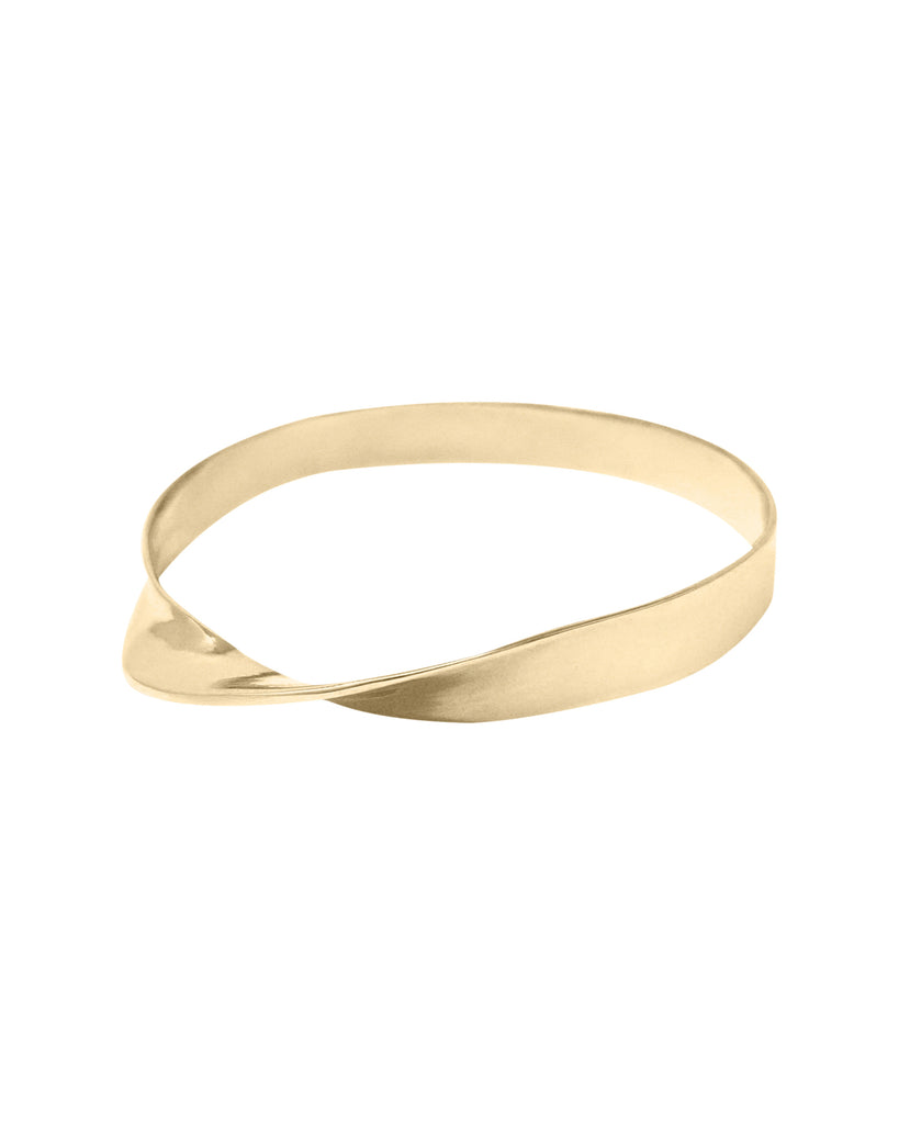 TWISTED NAKED BANGLE jewelry, Kendall Conrad Brass  