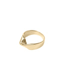 TWISTED NAKED RING jewelry, Kendall Conrad 6 Brass 