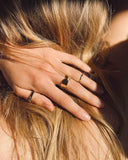 FLAT RING gold Kendall Conrad   
