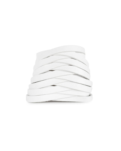 VAQUERA CUFF in White Napa leather cuff Kendall Conrad   