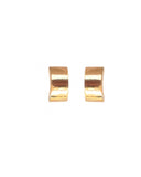 VERTICAL CURVE POSTS earrings Kendall Conrad Gold Plated  