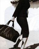 VIAJERO WEEKENDER BAG in Black Napa leather, travel Kendall Conrad   