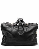 VIAJERO WEEKENDER BAG in Black Napa leather, travel Kendall Conrad   