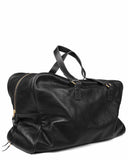 VIAJERO WEEKENDER BAG in Black Napa leather, travel Kendall Conrad   