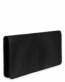 VIDA CLUTCH in Black Napa leather Kendall Conrad   