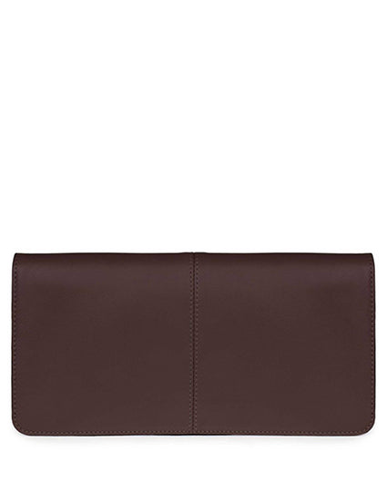 VIDA CLUTCH in Umber Napa leather Kendall Conrad   