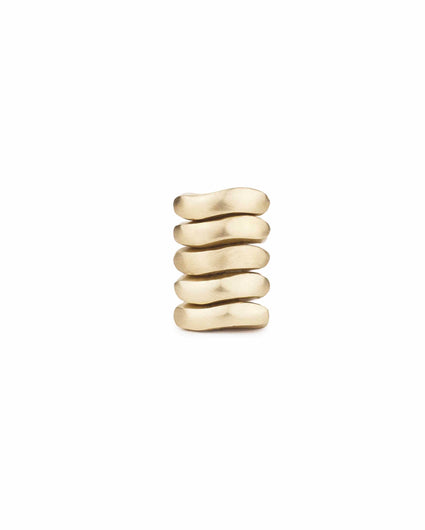 WAVY BAR STACKING RING jewelry, Kendall Conrad 6 Brass 