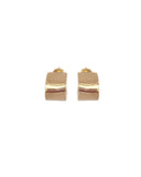 WIDE WRAP HOOP EARRINGS earrings Kendall Conrad Solid Brass  